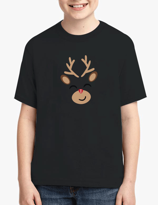Reindeer-Christmas-LED-T-shirt